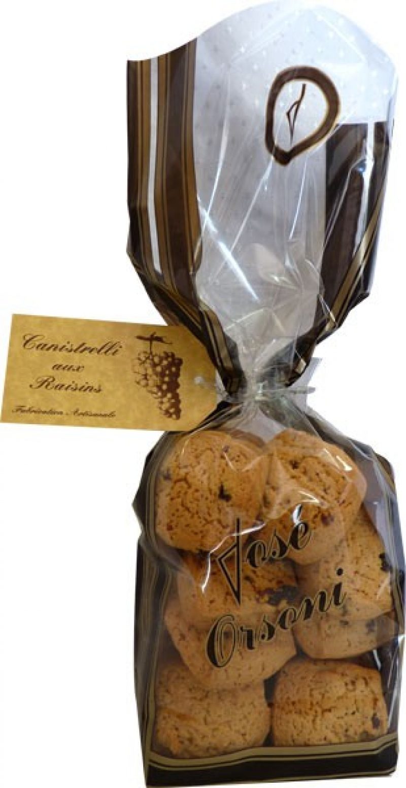 Canistrelli aux raisins sachet 350g