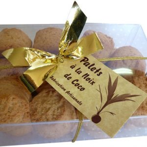 Palets à la noix de coco boîte cristal 350g