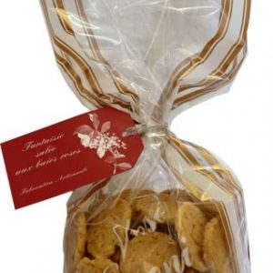 Biscuits salés aux baies roses sachet 250g