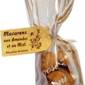 Macarons en sachet translucide