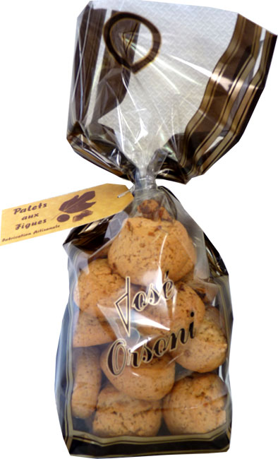 Palets figues en sachet translucide