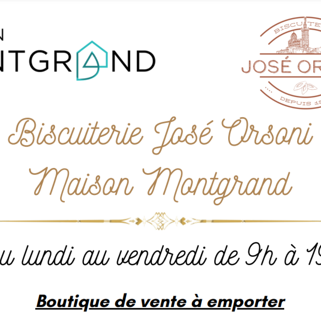 La Biscuiterie Orsoni est aux Jardins Montgrand